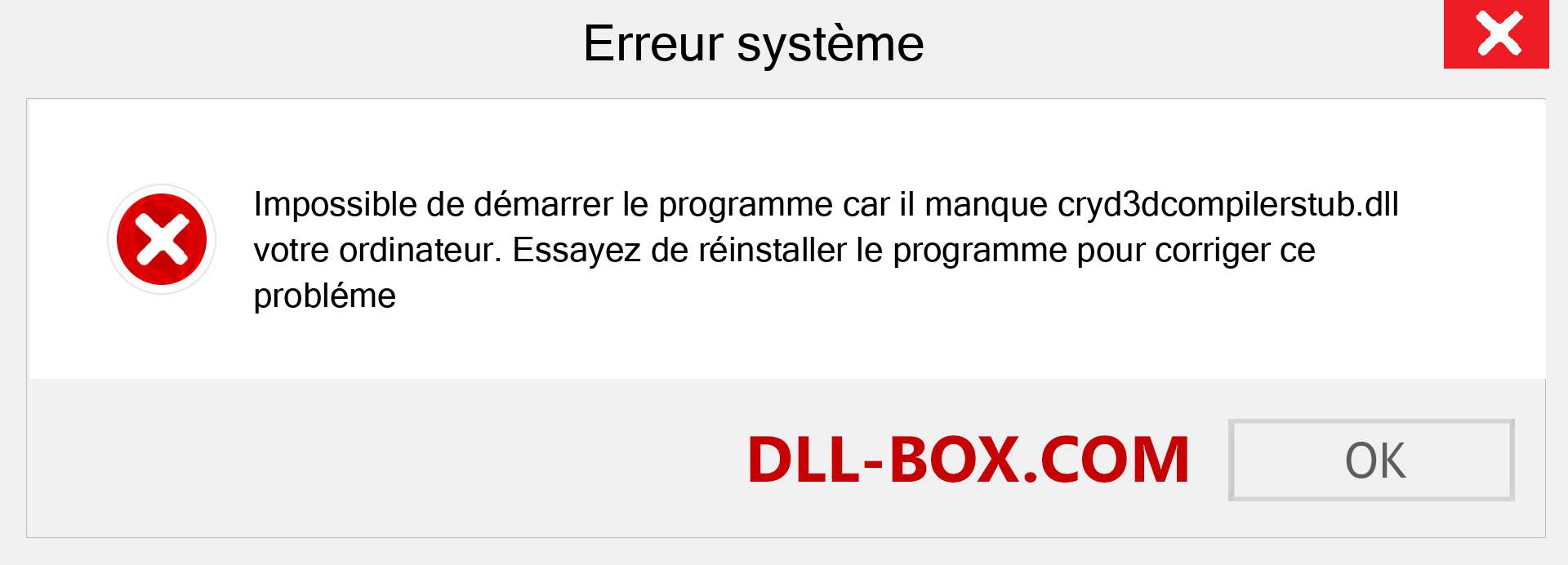 Le fichier cryd3dcompilerstub.dll est manquant ?. Télécharger pour Windows 7, 8, 10 - Correction de l'erreur manquante cryd3dcompilerstub dll sur Windows, photos, images